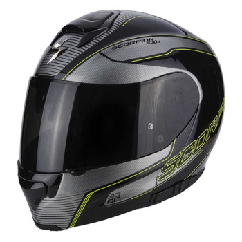 Scorpion Systeemhelm EXO-3000 Air Stroll Black/Silver/Neon Yellow