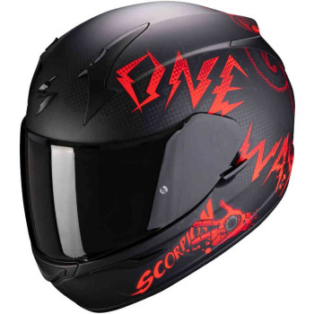 Scorpion EXO-390 Integraalhelm Oneway Black/Red